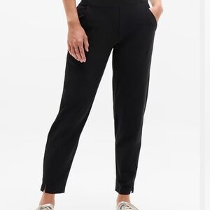 Brooklyn Mid Rise Ankle Pant - Black Stripe 10P
